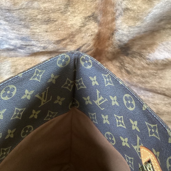 Authentic Boho Revamped Vintage Louis Vuitton Shopping Sac Black Braiding Concho - Picture 9 of 16